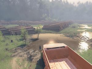 Карта «Лесная впадина» версия 1.0 для SpinTires (v03.03.16)