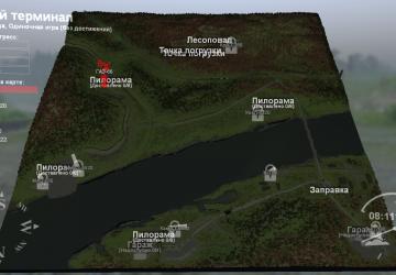 Карта «Лесной терминал» версия 1 для SpinTires (v03.03.16)