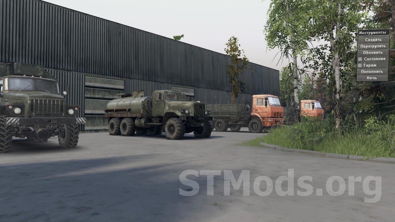 Скачать Карта «Лесные тропы» версия 1.0 для SpinTires (v03.03.16)