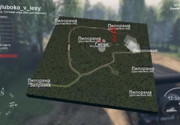 Карта «level_gluboko_v_lesy» версия 2.0 для SpinTires (v03.03.16)
