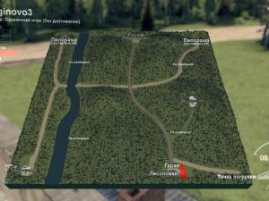 Карта «Логиново 3» версия 1.0 для SpinTires (v03.03.16)