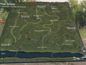 Карту Карта «На распутье дорог» версия 1 для SpinTires (v03.03.16)