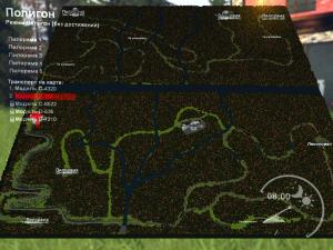Карта «Опасные дороги» версия 1 для SpinTires (v03.03.16)