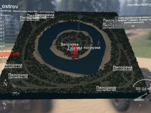 Карта «Остров» версия 1.0 для SpinTires (v03.03.16)