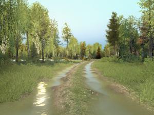 Карта «Озеро» версия 1 для SpinTires (v03.03.16)