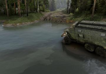 Карту Карта «Озеро» версия 1.0 для SpinTires (v03.03.16/1.7.1)