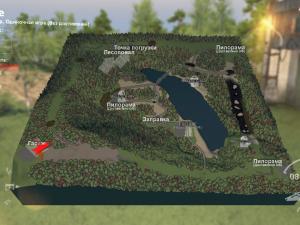 Карта «Озеро» версия 2.0 для SpinTires (v03.03.16)