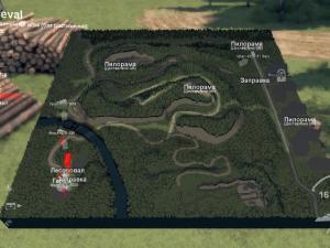 Карта «Перевал» версия 1.0 для SpinTires (v03.03.16)