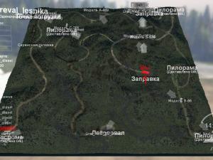Карта «Перевал Лесника» версия 1 для SpinTires (v03.03.16)