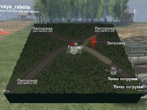 Карта «Первая работа» версия 1 для SpinTires (v03.03.16)