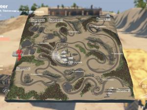 Карта «Песчаный Карьер» версия 2.0 для SpinTires (v03.03.16)