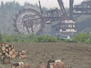 Карта «Поселок Лысый торгаш» версия 1.0 для SpinTires (v03.03.16)