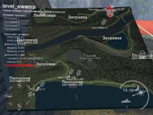 Карта «Речка Кристальная 2: Болото» версия 1.0 для SpinTires (v03.03.16)