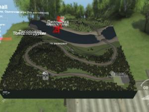 Карта «Речка Кристальная» версия 1.0 для SpinTires (v03.03.16)