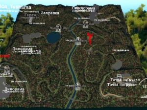 Карта «Речка тушама» версия 1 для SpinTires (v03.03.16)