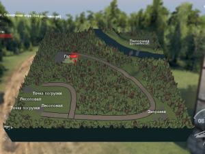 Карта «Речушка» версия 1.0 для SpinTires (v03.03.16)