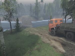 Карта «Река» версия 1 для SpinTires (v03.03.16)