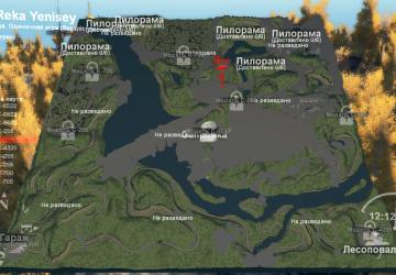 Карта «Река Енисей» версия 1 для SpinTires (v03.03.16)