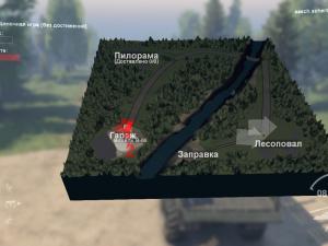 Карта «Река Упа» версия 1.0 для SpinTires (v03.03.16)