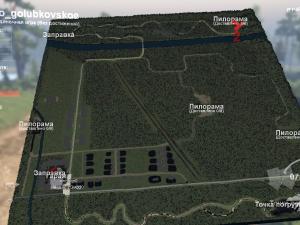 Карта «Село Голубковское» версия 1.0 для SpinTires (v03.03.16)