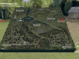 Карта «село Кузоватово» версия 1.01 для SpinTires (v03.03.16)