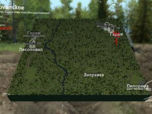 Карта «Село Тровянское» версия 0.9 для SpinTires (v03.03.16)