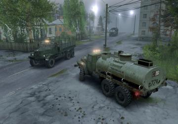 Карта «Сибирская Деревня» версия 1.0 для SpinTires (v1.7.1 / 03.03.16)