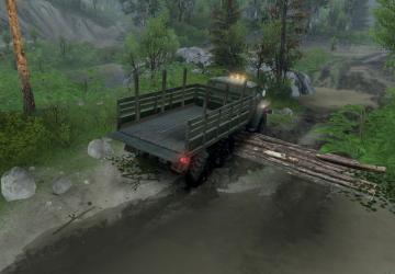 Карта «Сибирская Деревня» версия 1.0 для SpinTires (v1.7.1 / 03.03.16)