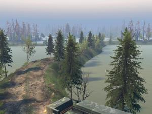 Карта «Swampy Woods» версия 1.0 для SpinTires (v03.03.16)