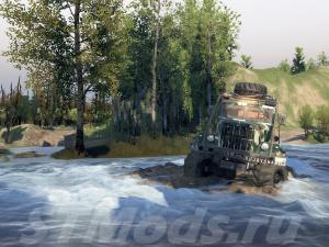 Карта «Тяжелый путь 5» версия 4.0 для SpinTires (v03.03.16)