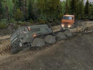 Карта «В деревне» версия 1 для SpinTires (v03.03.16)