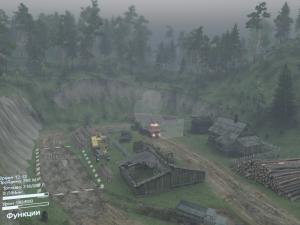 Карта «В Горах» версия 0.1 для SpinTires (v03.03.16)