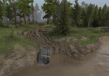 Карту Карта «Весенний Лес» версия 1.0 для SpinTires (v1.7.1)