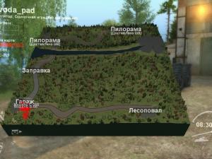 Карта «Водопад» версия 1 для SpinTires (v03.03.16)