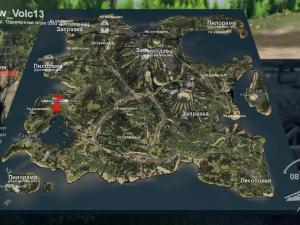 Карта «Вулкан 13» версия 1 для SpinTires (v03.03.16)