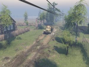 Карту Карта «За Холмом» версия 1.0 для SpinTires (v03.03.16)