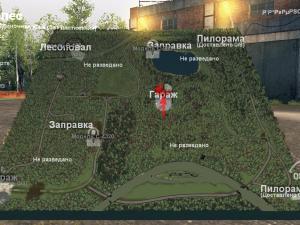 Карта «Жуткий лес» версия 2 для SpinTires (v03.03.16)