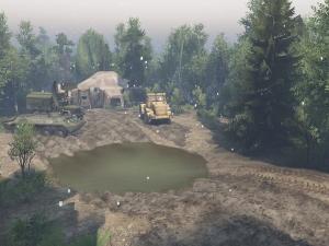 Карта «Зимний гараж» версия 1.0 для SpinTires (v03.03.16)