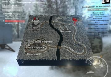 Карта «Зимняя доставка» версия 1.1 для SpinTires (v03.03.16)