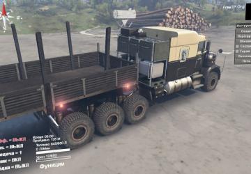 Мод Kenworth T800 TITAN - Переработка версия 1.2 для SpinTires (v03.03.16)