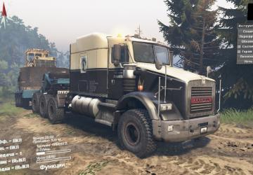 Мод Kenworth T800 TITAN - Переработка версия 1.3 для SpinTires (v03.03.16)