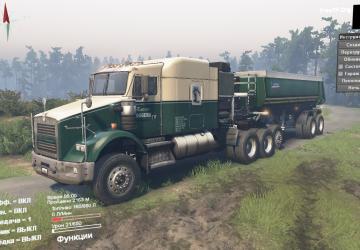 Мод Kenworth T800 TITAN - Переработка версия 1.4 для SpinTires (v03.03.16)