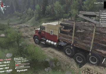 Мод Kenworth T800 TITAN - Переработка версия 1.4 для SpinTires (v03.03.16)