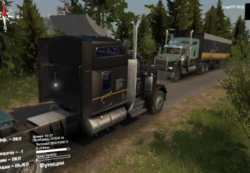 Мод Kenworth w900 6x6\6x4 - Переработка версия 1.0 для SpinTires (v03.03.16)