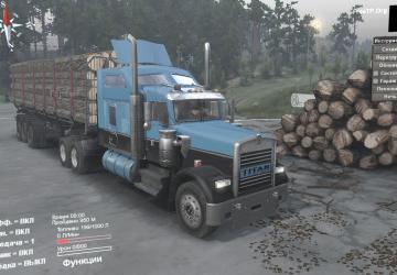 Мод Kenworth w900 6x6 Titan - Переработка версия 1.1 для SpinTires (v1.7.1)