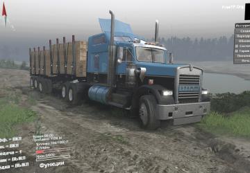 Мод Kenworth w900 6x6 Titan - Переработка версия 1.1 для SpinTires (v1.7.1)