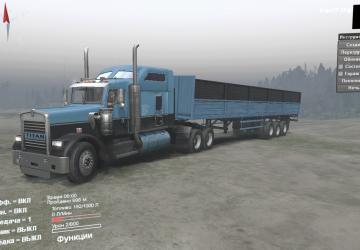 Мод Kenworth w900 6x6 Titan - Переработка версия 1.1 для SpinTires (v1.7.1)