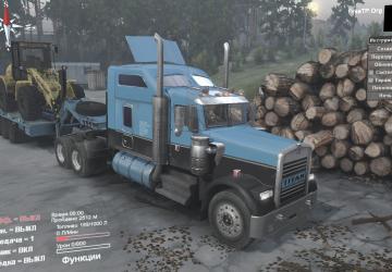 Мод Kenworth w900 6x6 Titan - Переработка версия 1.1 для SpinTires (v1.7.1)