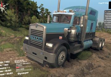 Мод Kenworth w900 6x6 Titan - Переработка версия 1.2 для SpinTires (v03.03.16)