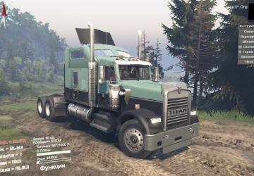 Мод Kenworth w900 6x6 Titan - Переработка версия 1.4 для SpinTires (v03.03.16)